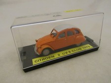 VOITURE 1/43 CITROEN 2CV 6 CLUB 1979 - HACHETTE N°124 (vendeur pro)