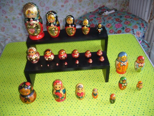 Lot poupées russes - de, 6