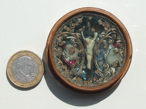 Beau reliquaire ancien milieu - ancien,