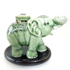 KLIMA K589 Lampe à huile en porcelaine -  L'ELEPHANT CELADON