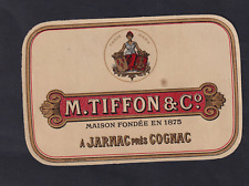 Ancienne étiquette  Alcool