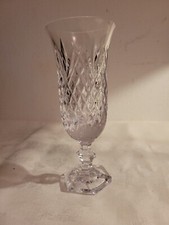 Vase en cristal de Sèvres de forme tulipe Vintage