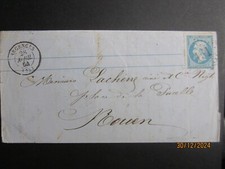 Lettre GC 151 ARGENCES - 13 Calvados Indice POTHION 5 belle frappe