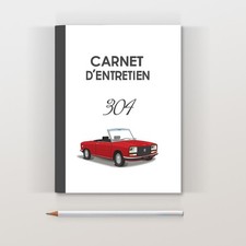 Carnet d'entretien Peugeot 304