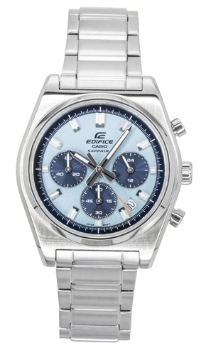 Casio edifice chronograph blue - casio,