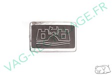 ♻️Logo aile avant motif "Wolfsburg" 165853688A Golf 2 et Jetta 2 Moyen