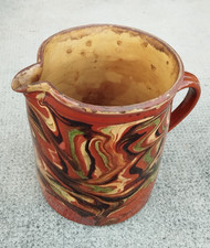 ancien pot savoyard terre cuite pichet savoie art populaire .