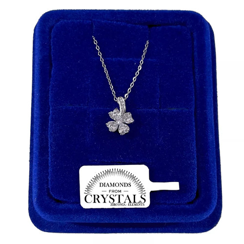 Collier trèfle fleur chaîne - collier,
