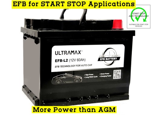 Ultramax stop start 12v - 12v, 60ah