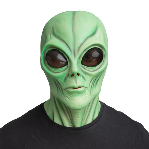 Masque latex alien vert - masque,
