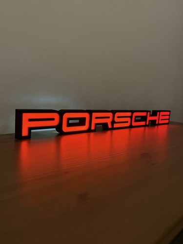 Lampe led porsche rouge - porsche, usb