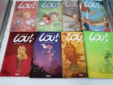 Lot 8 Livres – Bandes déssinnées Lou – Tomes 1 à 8 – Glénat – Julien Neel