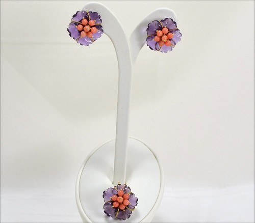 Parure kt fleur - 18,
