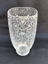 ancien vase cristal BACCARAT modele MICHEL ANGE gravé