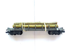 Wagon Jouef Marchandises Plat Rancher à Bogies SNCF Transport Grumes réf 6550