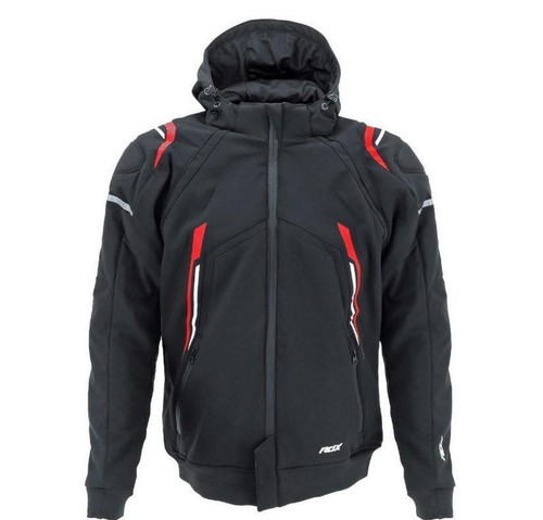 Veste blouson rsx - veste-blouson, noir-rouge