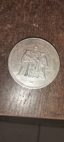 Pièce argent francs - pièce, 50