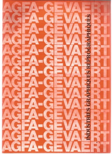 Catalogue agfa gevaert - catalogue, agfa-gevaert