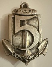 Insigne COLO Ancien Stage Commando 5ème RIAOM Djibouti Fab. Arthus Bertrand