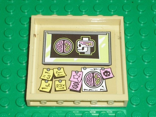 Lego tan panel - tan,