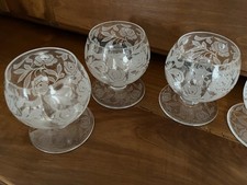 6 Verres Baccarat Modèle Fontenay Années 30
