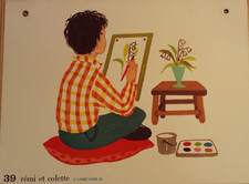 Affiche scolaire double face