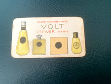 CALENDRIER POCHE CARTE PARFUMEE 1926 PARFUM VOLT L.T. PIVER PARIS