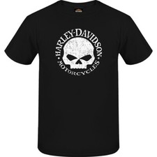 Chemise D'Agent Pour Hommes 'Willie Grunge' Licenciée Harley-Davidson