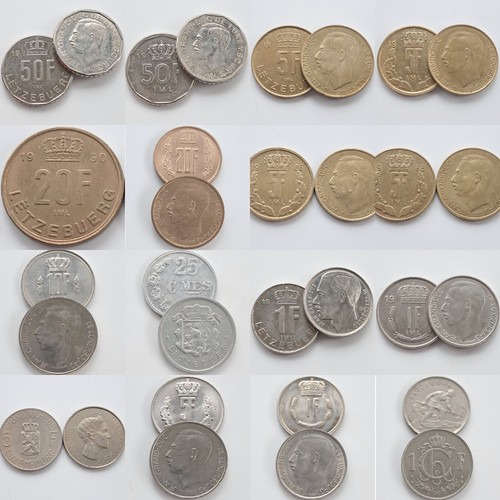 Luxembourg centimes francs - luxembourg,