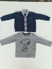 Lot 1an SNOOPY T-shirt 12mois Gilet Armor-baby Ensemble Vêtements Garçon 