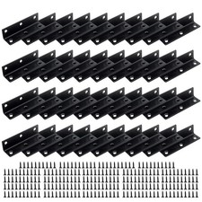 Supports d'angle noirs en L projets d'amélioration de l'habitat installation ro