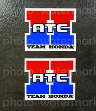 2x Team Honda ATC Decals