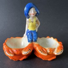 Salière baigneuse crabes art - baigneuse,
