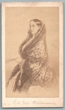 CDV 1865 Maria Nikolaevna Grande Duchesse de Russie Leuchtenberg Romanov Photo