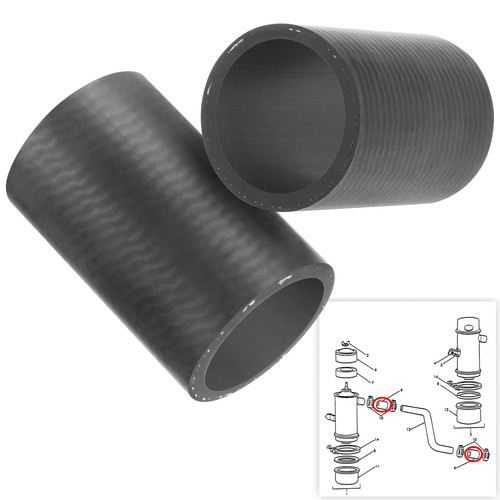 2pcs 9n9652 air cleaner hose - 9n9652,