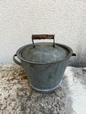 ANCIENNE PETITE LESSIVEUSE JOUET EN ZINC GALVANISE