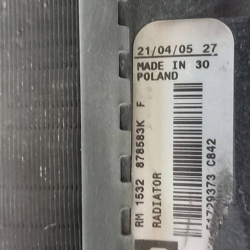 Radiateur chauffage fiat - de,