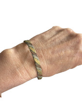 Bracelet jonc vintage - , métal