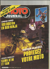 MOTO JOURNAL N°769 100 000 km en KAWASAKI 900 Ninja – cross 87 Kawa/ KTM/Yam