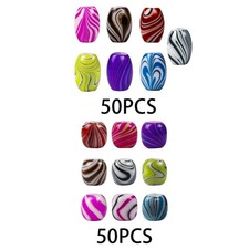 50x cheveux tresse perle - 50x,