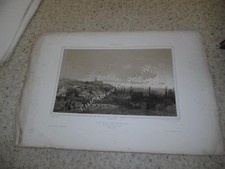 1850.Ville de Pontoise, vue générale.Seine et Oise.Hastrel