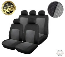 Citroen C2 C3 C4 C5 Berlingo Zx XM 9 Pièce Complet Tissu Gris Siège-auto Housses