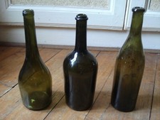 lot de 3 bouteilles anciennes