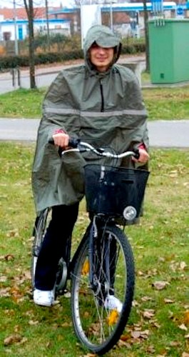 Poncho pluie pour vélo - pluie,
