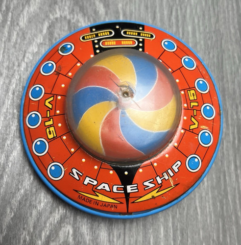 Vintage tin and plastic - vintage,