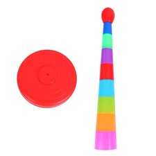  Jeu de puzzle éducatif d'anneau coloré de jouets jouets Jeu de sport de