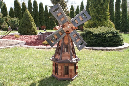Grand moulin vent bois - moulin,