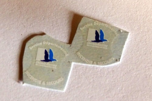 Decal pompier 43e - 1/43e, blason