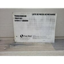 Iseki Tronconneuse Shindaiwa YB801-901 - Manuel Liste de Pieces Detachees
