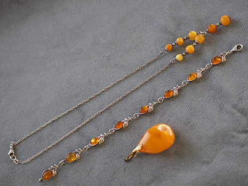 Lot collier bracelet pendentif - bracelet,